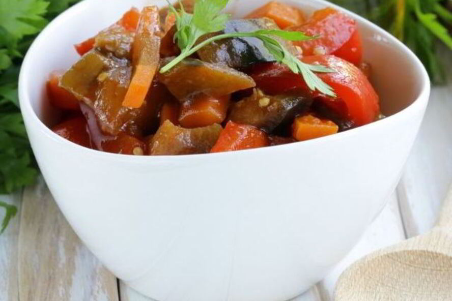 Рецепт баклажанов, тушеных в мультиварке