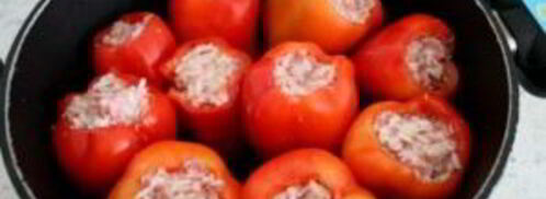 фаршированный перец со сметаной. Шаг 5