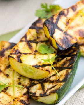 Кабачки на мангале