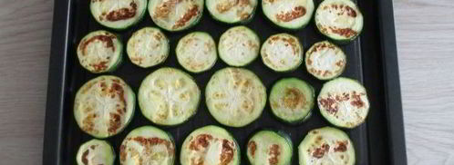 кабачки — цукини с сыром, орехами и розмарином. Шаг 8