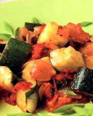 Кабачки тушеные с чесноком