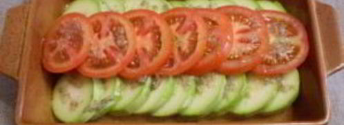 кабачки, запеченные с помидорами и сыром. Шаг 4