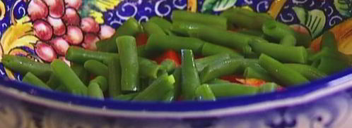 кускус с фасолью, гранатом и сладким перцем. Шаг 7