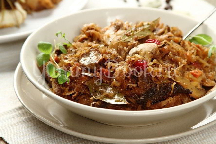 Рецепт квашеной капусты, тушенной с клюквой