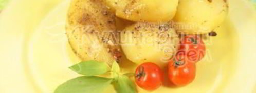 молодой картофель запеченный в фольге со специями. Шаг 3