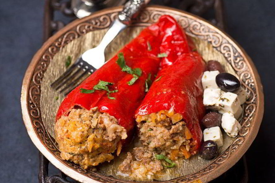 Рецепт перца, фаршированного бараниной