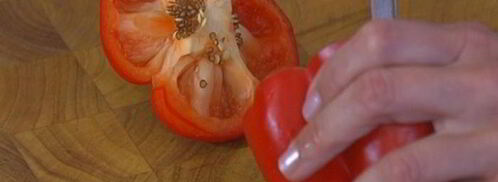 перец, фаршированный мясом и красным рисом. Шаг 8