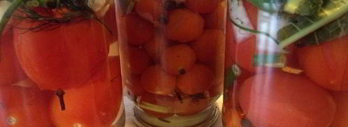 помидоры в маринаде хони-блюз. Шаг 12