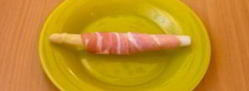 спаржа, запеченная с беконом и сыром. Шаг 4