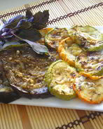 Цукини и баклажаны в медово-бальзамичном маринаде