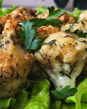 Цветная капуста в нежном кляре