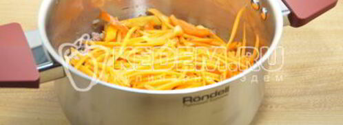 тушеная капуста с фаршем. Шаг 4