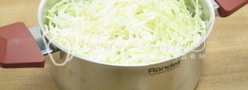 тушеная капуста с фаршем. Шаг 5