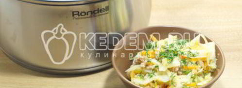 тушеная капуста с фаршем. Шаг 7