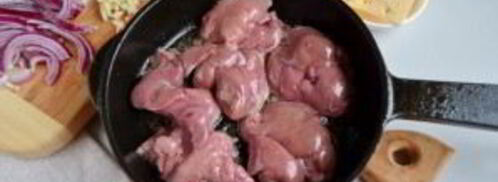 тыква с печенью. Шаг 4