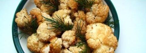 запеченная цветная капуста в лимонном соке с чесноком. Шаг 6