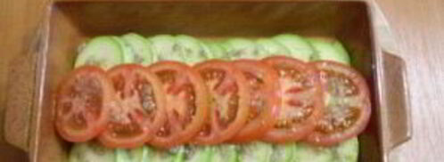 запеченные кабачки с помидорами. Шаг 4