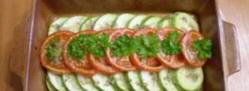 запеченные кабачки с помидорами. Шаг 6