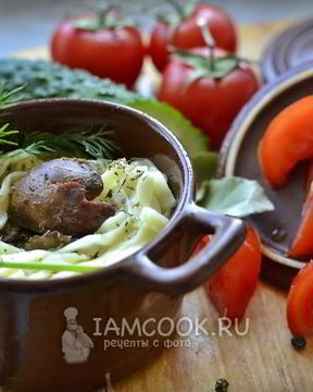 Barilla Tagliatelle Bolognesi с куриной печенью