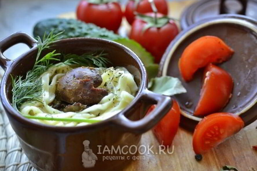 Рецепт barilla tagliatelle bolognesi с куриной печенью