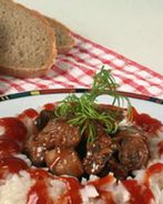 Гусиная печень в томатном соусе