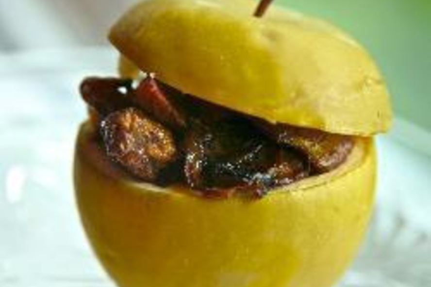 Рецепт куриной печени с яблоком