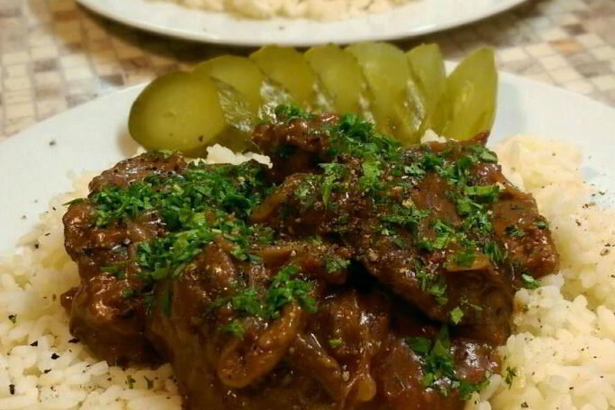 Рецепт куриной печени в красном вине