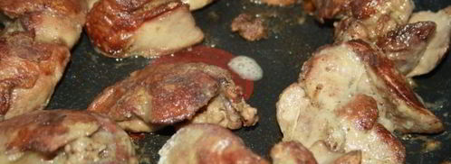 куриная печень в сыре. Шаг 2