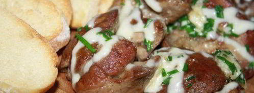 куриная печень в сыре. Шаг 5