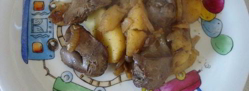 нежная куриная печеночка. Шаг 5