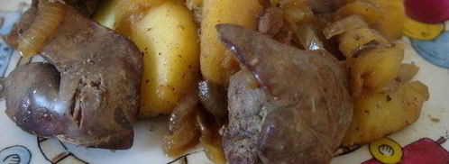 нежная куриная печеночка. Шаг 6