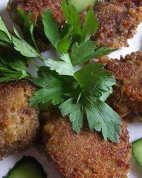 Печень индейки в вине и сухарях