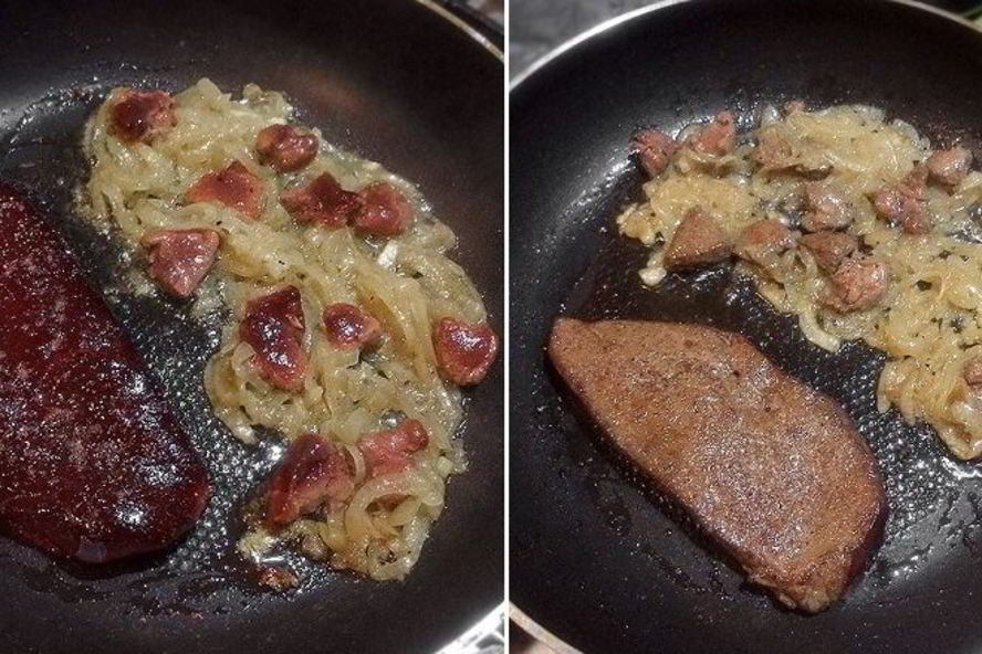 Рецепт печени по-венециански