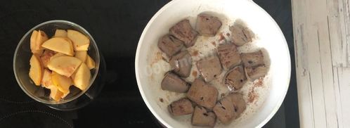 печень с айвой под апельсиновым соусом. Шаг 5