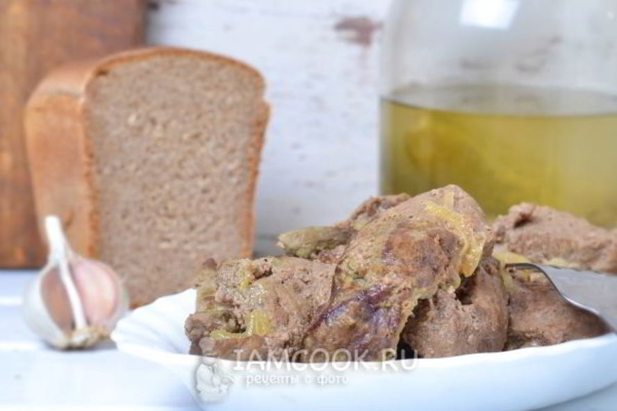 Рецепт печени тушеной в молоке