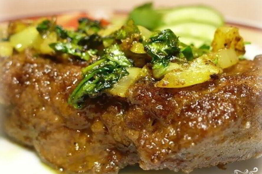 Рецепт печени, тушенной с картофелем