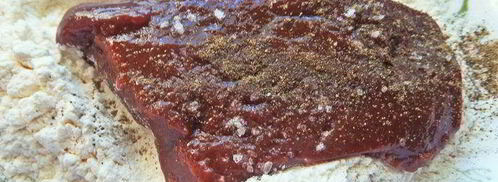 печень в беконе с картофелем. Шаг 3