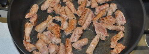 печень в сырном соусе. Шаг 4