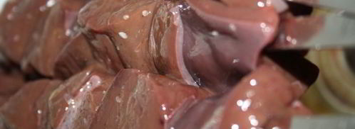 печень в жировой сетке. Шаг 2