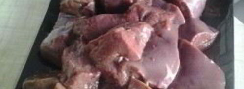 свиная печень в сметане. Шаг 2