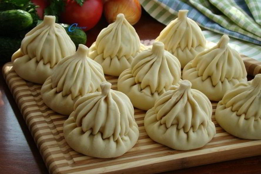 Рецепт двухъярусных хинкали