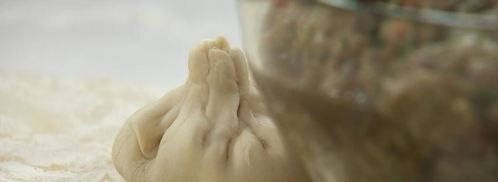 хинкали с базиликом и перцем чили. Шаг 2