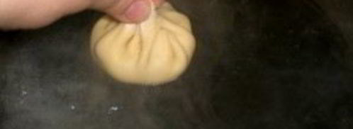 хинкали с мясом. Шаг 12