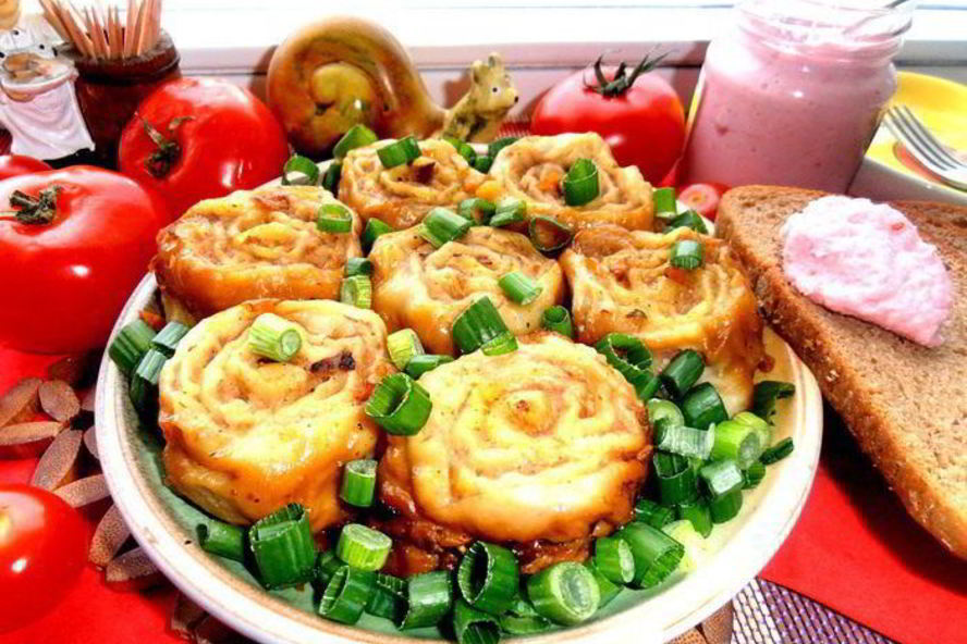 Рецепт ленивых пельменей на овощной подушке