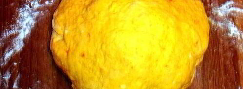 морковно-шафрановое пельменное тесто. Шаг 9