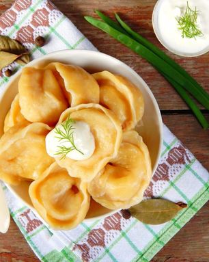 Пельмени с капустой