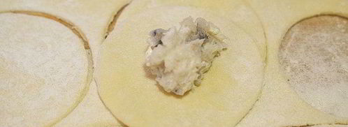 рыбные пельмени елочки. Шаг 7