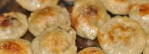 вкусные жареные пельмени. Шаг 3