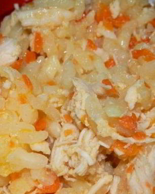 Детский плов с курицей