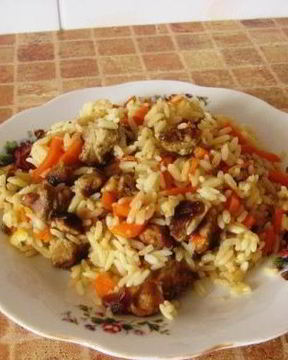 Домашний плов со свининой